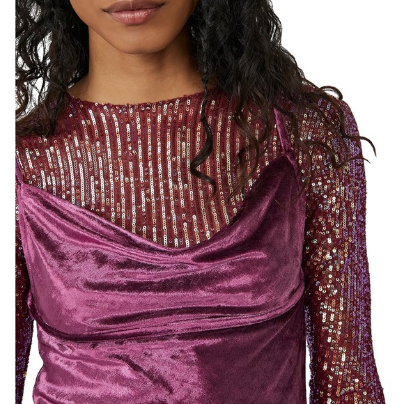 Free People All Night Velvet Tunic - Picture 4 of 5